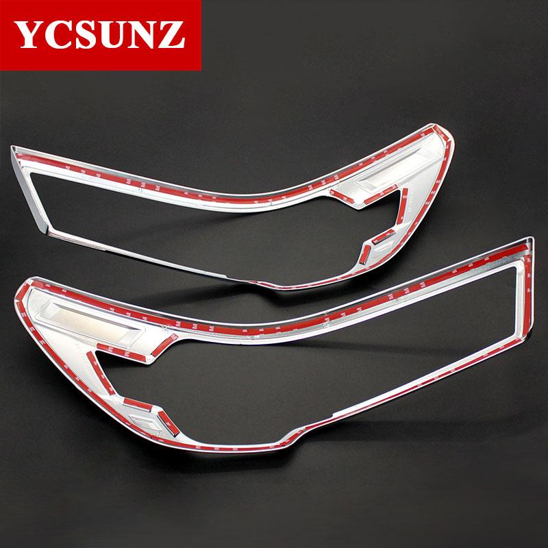 ABS Headlight Cover Car Accessories For Toyota Hilux 2021 2022 2023 4x4 Head Light Exterior Parts Double Cabin YCSUNZ