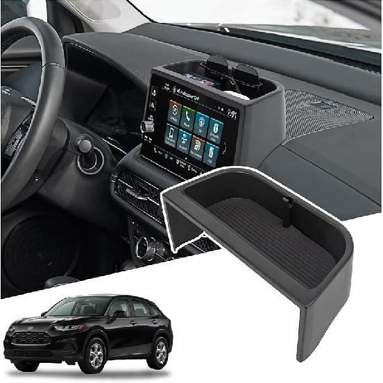 Center Console Organizer Dashboard Tray Compatible With -2026 Honda HR-V Interior Accessories, Dashboard Storage Organizer Box, Fits Both Honda HRV Center Console Dashboard