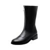 Women's Low-heeled Short Boots Autumn and Winter New Thick-heeled Large-size Comfortable Casual Short Boots