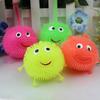 1PC Light Up Sounding Ball Flashing Bouncing Balls Hedgehog Ball (Color: Random)