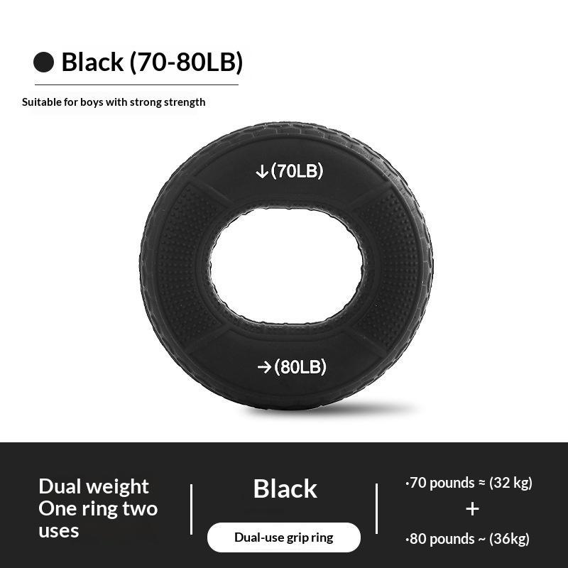 1Pc Silicone Finger Grip Circle For Adults Wrist Support Hand Strengthener Rehabilitation Training Double Strength