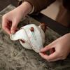Bump-proof Tea Pot and Cup Holder Chinese Style Teapot Carrying Packaging Bag Tea Pot Protection
