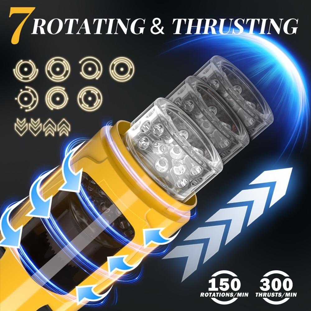 Automatic Masturbator Male Thrusting Rotating Masturbation Tools Penis Stimulation Massager Sex Machine Adults Sex Toys for Men