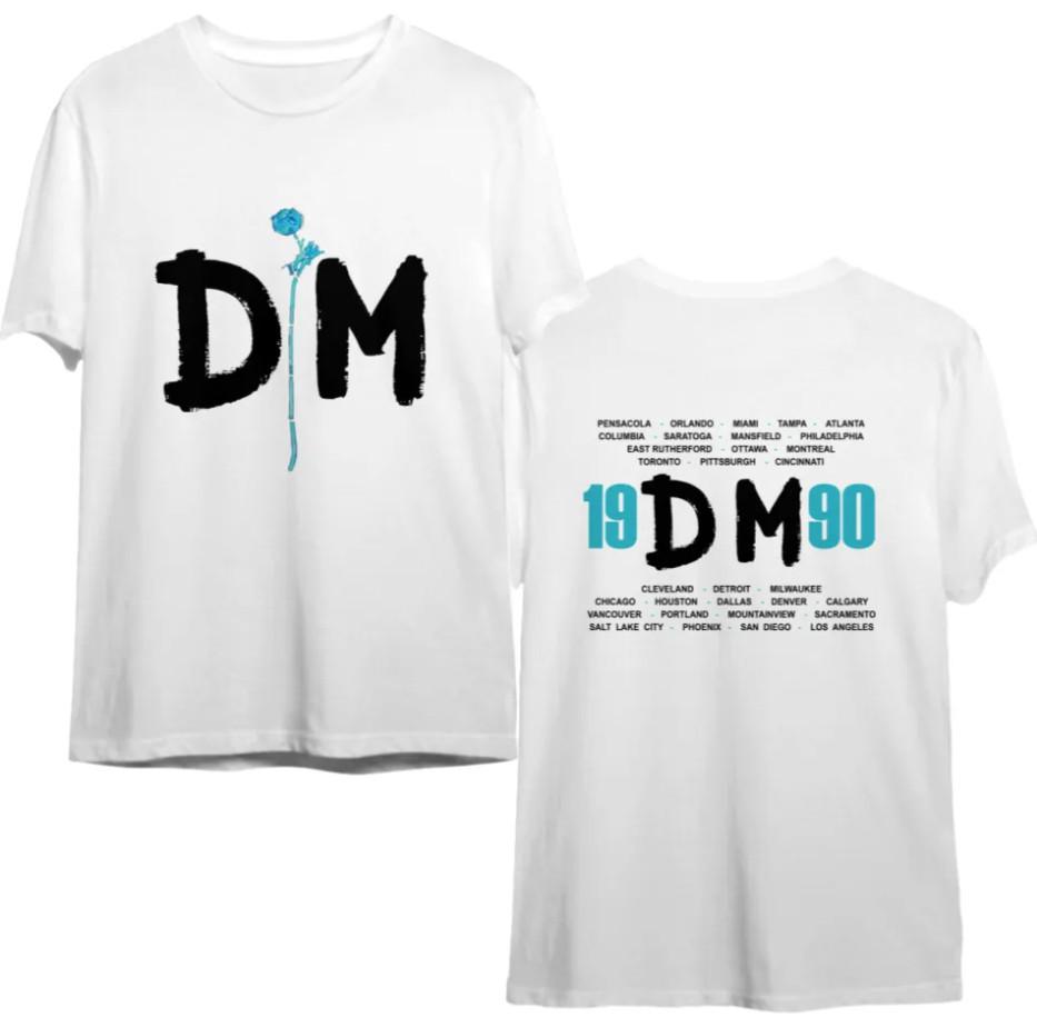

Футболка Depeche Mode Violator 1990 Tour – Ретро 90-х Рок-группа Винтажный Концертный Ти 4XL