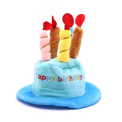 Pet Cosplaying Cute Pet Birthday Hat Adjustable Colorful Birthday Cake Hat Breathable Soft Dog Party Hat Photography
