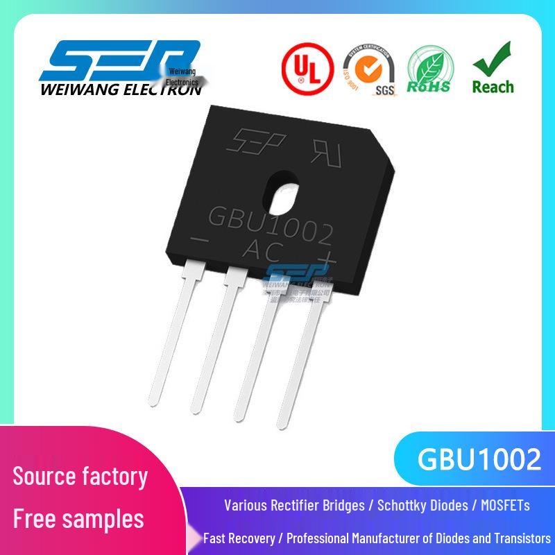 SEP GBU1002 10A 200V Bridge Rectifier in GBU Package