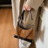 New Diamond Chain Women's Bag Fashion Splicing Shoulder Bag Texture Messenger Bag Women's Tide