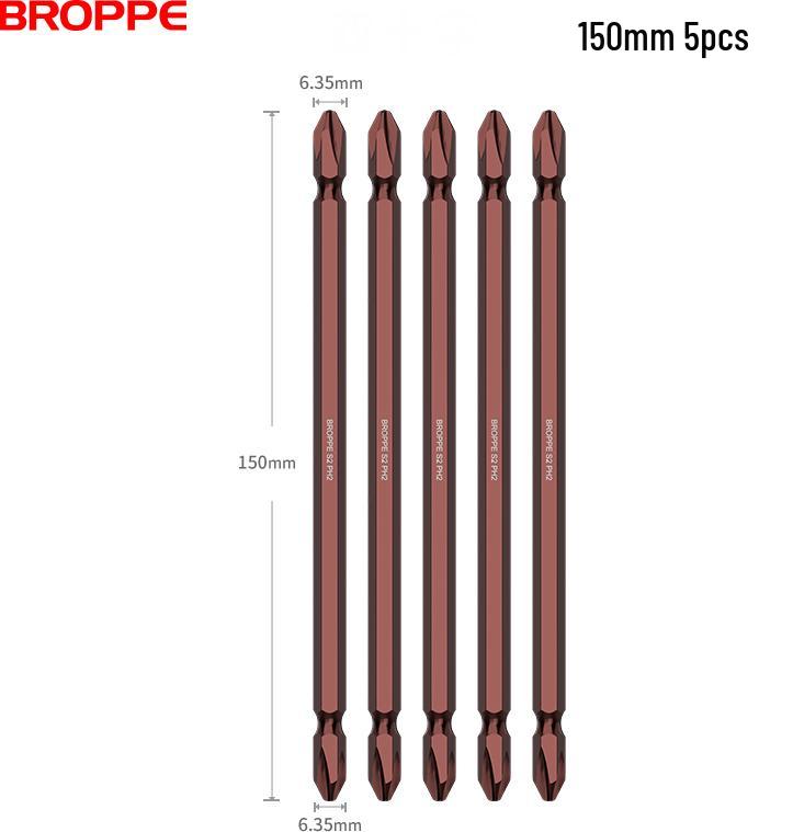 Double-Ended Strong Magnetic Screwdriver Bit Set with Phillips & Flathead Tips