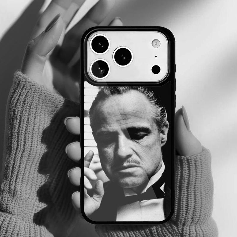 The Godfather Phone Case for iPhone 17 Air 16e 15 14 13 Pro Max Back Cover for 12 11 Pro Coque