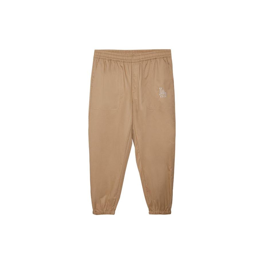 New Era SS24 MLB Los Angeles Dodgers Skate Series NY Embroidered Loose Fit Cuffed Casual Pants Unisex pants Khaki 14187310