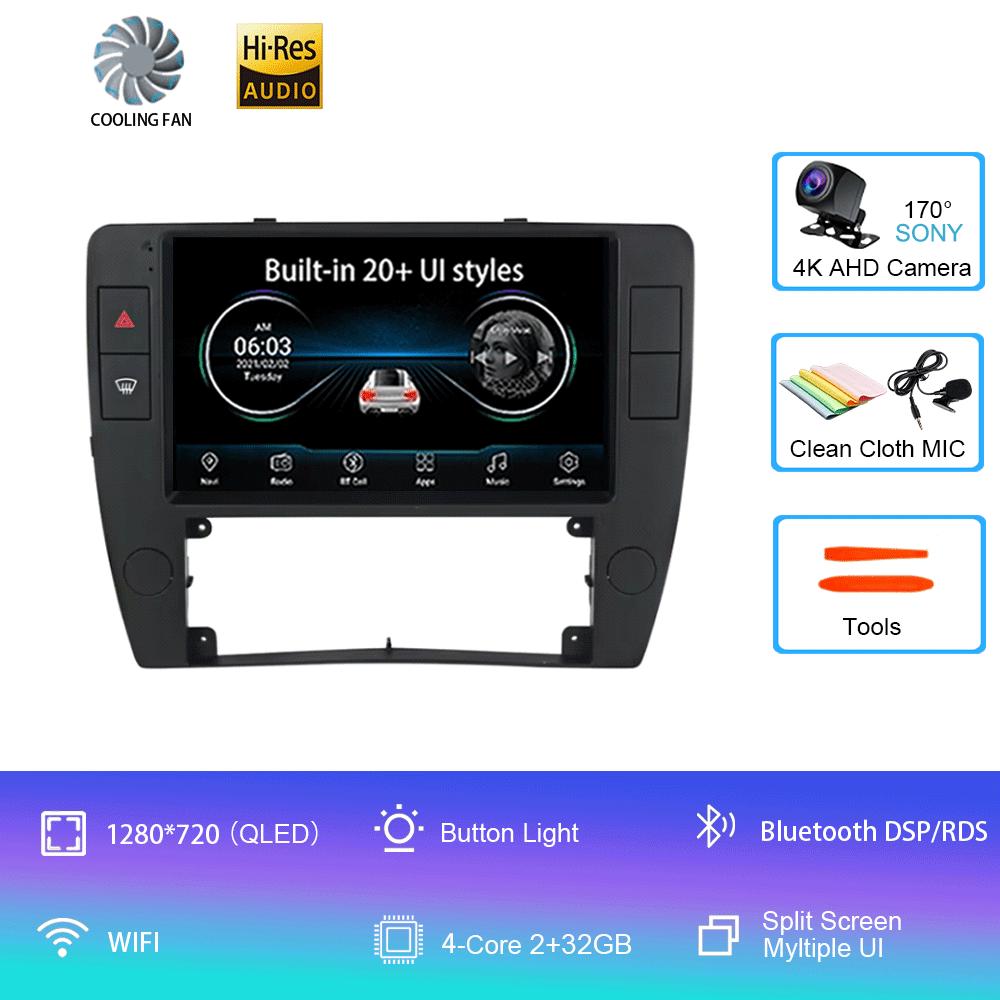 

Android 14 для Volkswagen Passat B5 2000 - 2005 Автомобильный Радио Мультимедиа Видео Плеер Навигация GPS 5G WIFI Carplay Auto 360 Камера CHINA