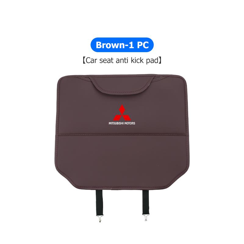 cxdjmy1 Car Anti Kick Pad Seat Back Storage Bag Organizer Auto Styling Interior Accessories For Mitsubishi Outlander Lancer Eclipse