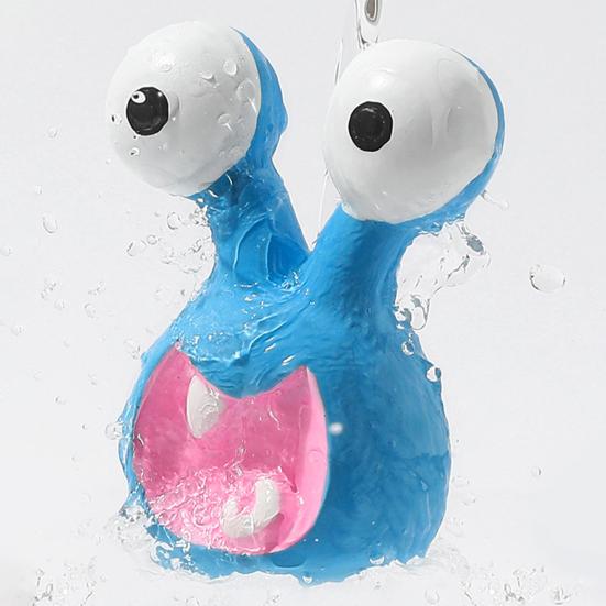 Cartoon Aliens Dog Chew Toy Bite Resistant Squeaky Latex Demon Aggressive Chewers Interactive Toy Small Medium Large Dogs Teething Cleaning Toy