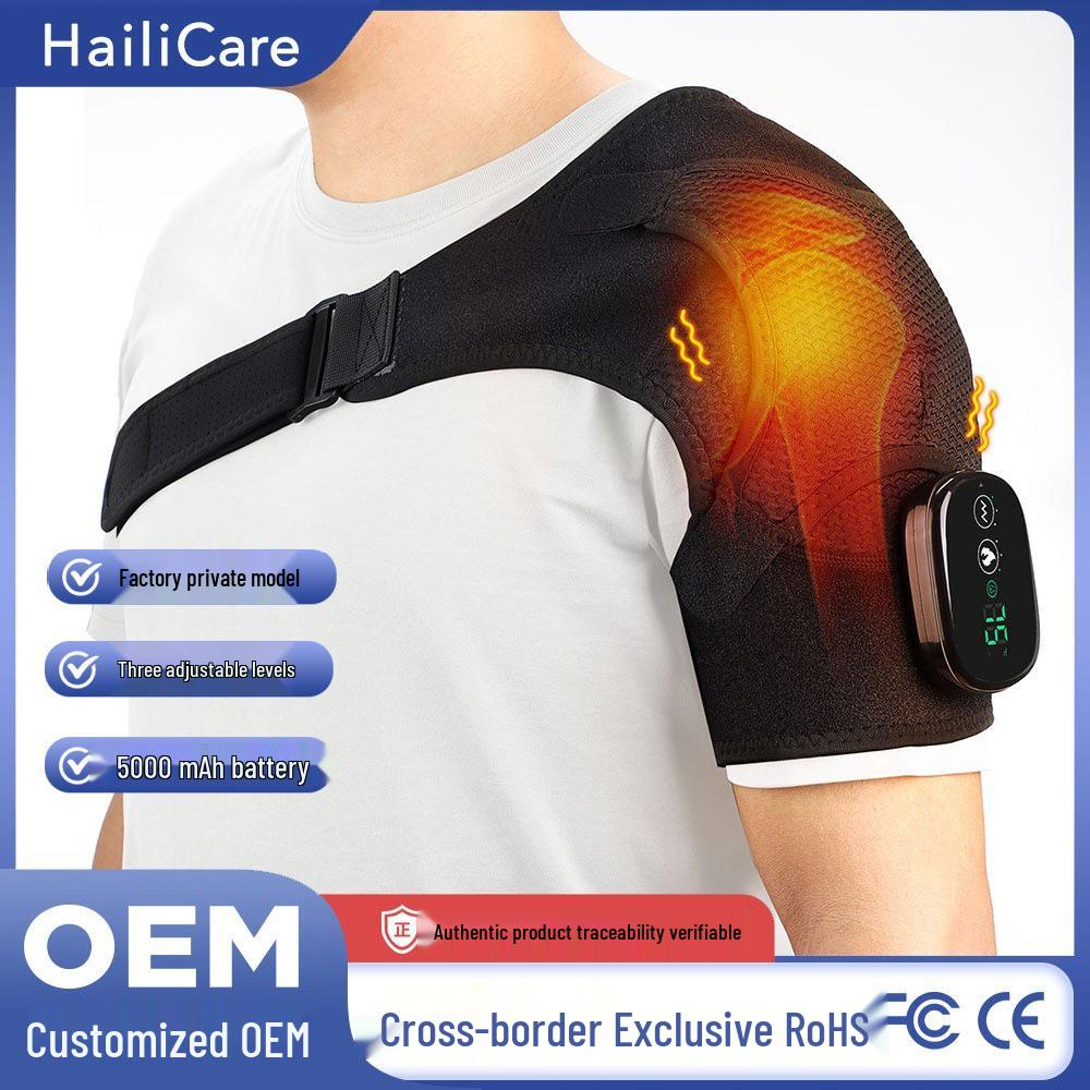 Heating Massage Shoulder Pad with Touchscreen Controller