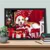 New Arrival Diamond Embroidery Dog Full Drill Square Diamond Painting Christmas Mosaic Animal Holiday Gift Wall Art