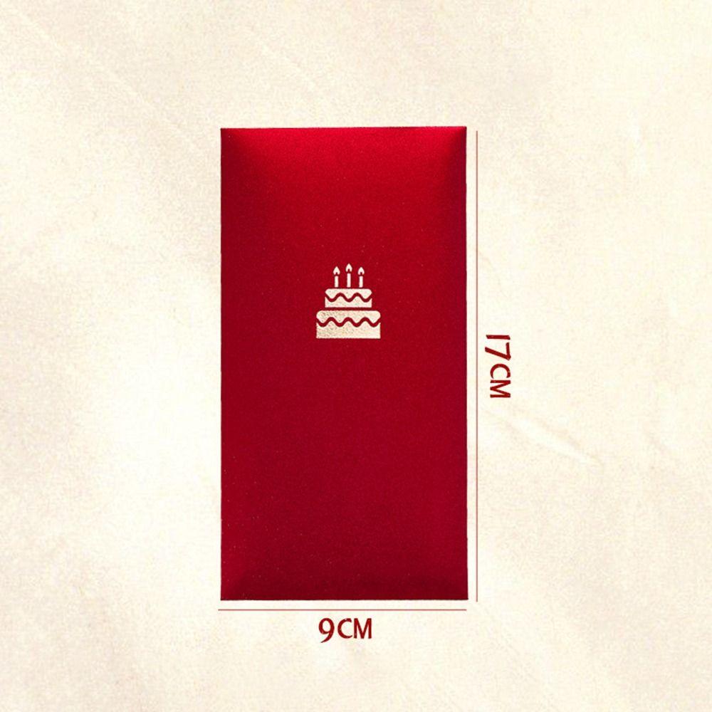6pcs Chinese Style 2026 Red Envelopes Flash Gold Paper New Year Blessing New Year Red Packets Gift Minimalist