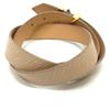 Louis Vuitton M9362 Ceinture Twist LV Buckle Slim Belt Epi Leather Beige