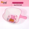 WUHE Peppa Pig Kids Melamine Single-Handle Apple Bowl Set