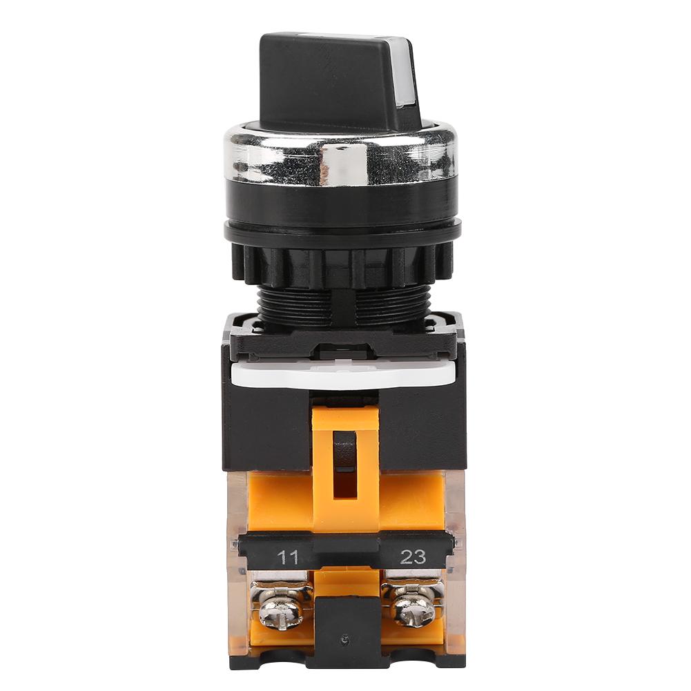 3 Position 2NO Maintained Select Selector Switch Rotary Switch LA38 20X3
