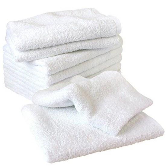 Made Japan towel face 10-piece set 3490cm white (available 11 colors) Osaka Senshu 100 cotton 260 momme commercial longer instant absorption thin room