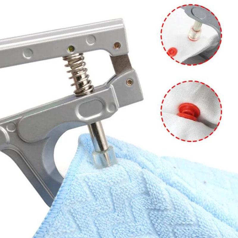 Clește de fixare în formă de U pentru nasturi, kit T5, rășină plastică, buton de presă, știft de pânză, mașină de presă DIY, instrument de cusut