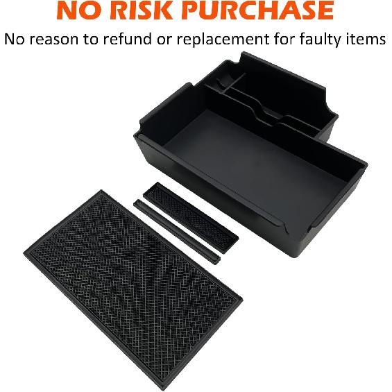 JOJOMARK Compatible With Ford Explorer Accessories 2024 2025 Center Console Tray Organizer, Armrest Secondary Storage Box
