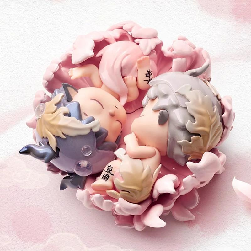 Mimi Echoes Of Mountains And Rivers Series  Trendy Cute Collection Desktop Ornament Toy Girl Xmas Birthday Gifs