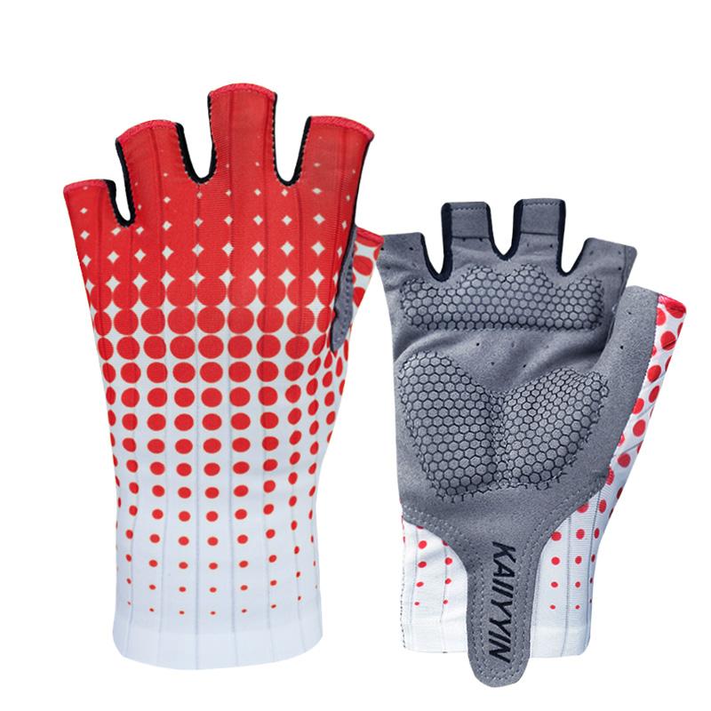 New Pro Aero Bike Team Cycling Gloves Half Finger Outdoor Road Bike Sport Gloves Men Women Guantes Ciclismo
