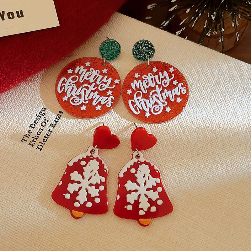 Elegant Christmas Stud Earrings: Cute & Festive Designs for Women - New 2026 Autumn/Winter Collection
