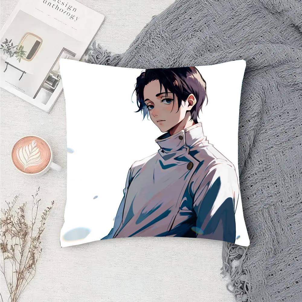 Yuta Okkotsu Animation Jujutsu Kaisen Pillow Case Fashion Square Pillowcase Bedroom Sofa Room Ins Decoration Leisure