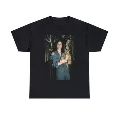 Alien Horrorfilm T-Shirt Ellen Ripley Jonesy Katze