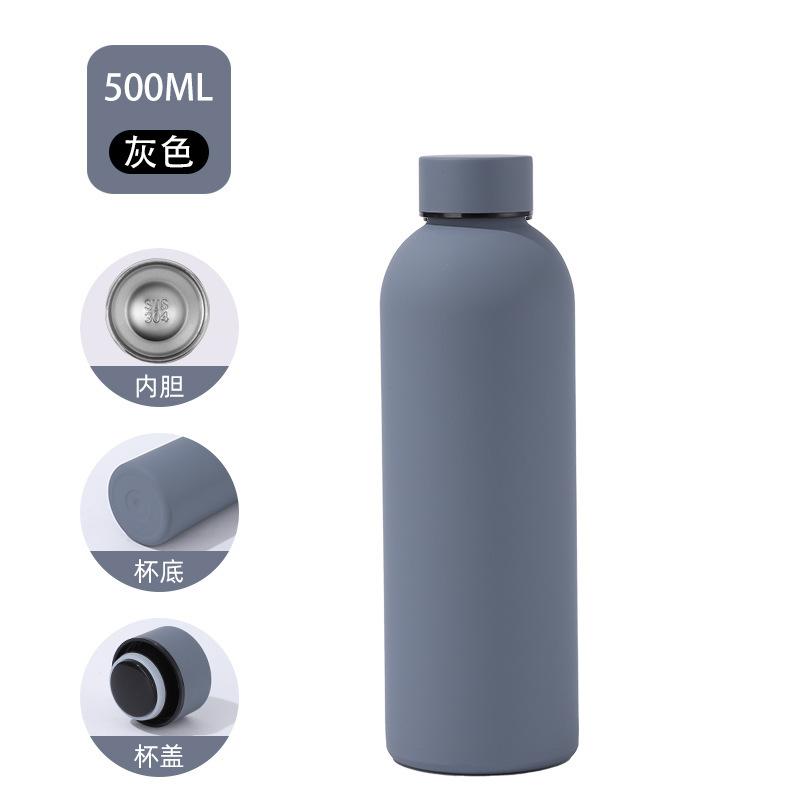 Logo wholesale customize Coke bottle thermos cup sports bottle 304 stainless steel small mouth bottle cup 500ml