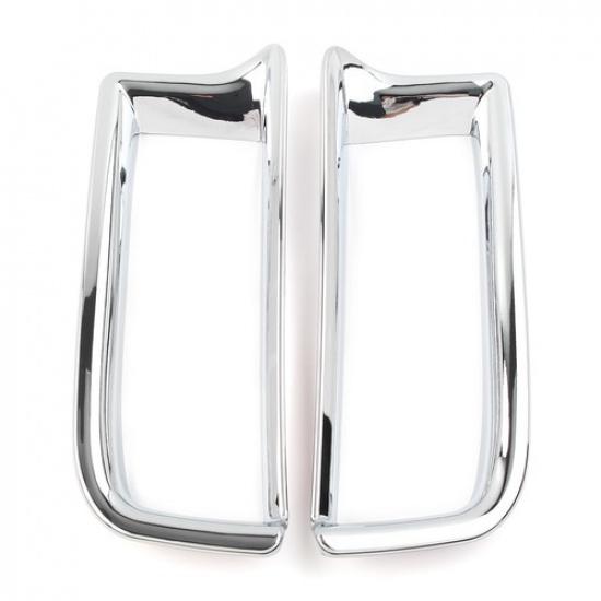 2x Chrome Rear Bumper Reflector Moulding Cover Trim For Honda CR-V 2015 2016 CRV
