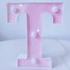 Pink LED Letter Light for Celebrations and Proposals