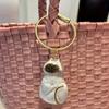 1PC Memorial Pet Fur Storage Pendant Transparent Cat Storage Keychain Cat Hair Preservation Keyring Accessory Cat 5x4cm