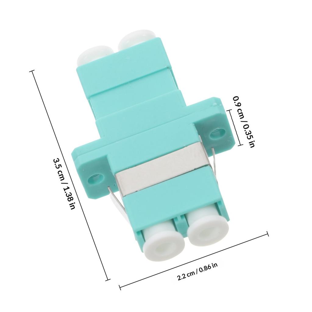 5Pcs Lc to Lc Split Fiber Adapter Flange Coupler for Networking Data Centers Telecom Optical Fiber Connectors High Stability Low