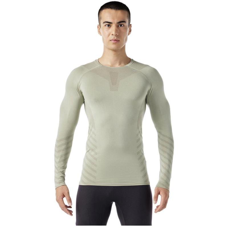 

DECATHLON Quick Drying Breathable Versatile Simple Long Sleeve Tights T-Shirt Men s L хаки
