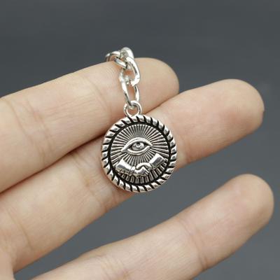 Popular Jewelry Simple Handshake Eye Key Chain Pendant