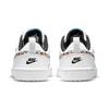 Nike Court Borough Low 2 SE PS Happy Hoops Kids Sneakers White Black University-Blue DM8099-100