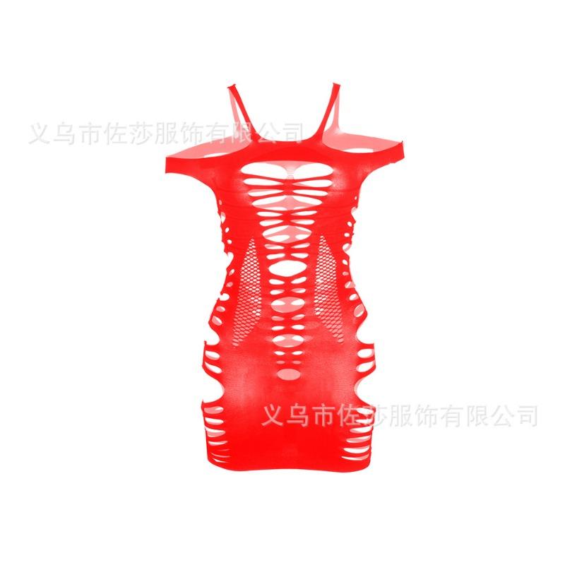 Sex Underwear Sexy Mesh Jacquard Perspective Mesh Garment Suspender Hip Skirt Onesie