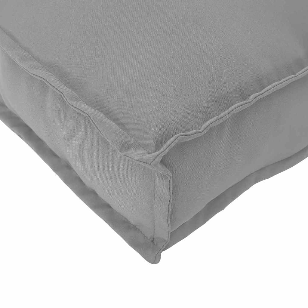 Cushions 6 pcs Grey 40 x 40 x 8 cm Oxford Fabric