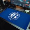 FC Schalke 04 Large Size Mouse Pad Large Gaming Table Cushion Non-slip Laptop Tablet Big Mousepad XXL Mat Mini PC Playmat With Lock Edge