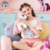 Conjunto de Pijama de Algodón de Manga Corta y Pantalones Cortos para Niñas My Little Pony