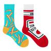 Calzini AB Asimmetrici Trendy Divertenti per Coppia Anatra Mandarina Colorati Calzini a Mezza Gamba SMLSOX