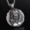 Stainless Steel Christian Jesus Cross Pendant Chain Trend Charm Crisscross Jesus Necklaces Men chains Jewelry Gift