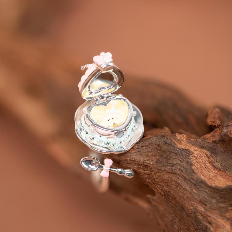 1Pcs Fashion Girls Gift Accessories Cute Sweet Opening Cup Shape Pendant Necklace For Women Gold Color Copper Alloy Jewelry