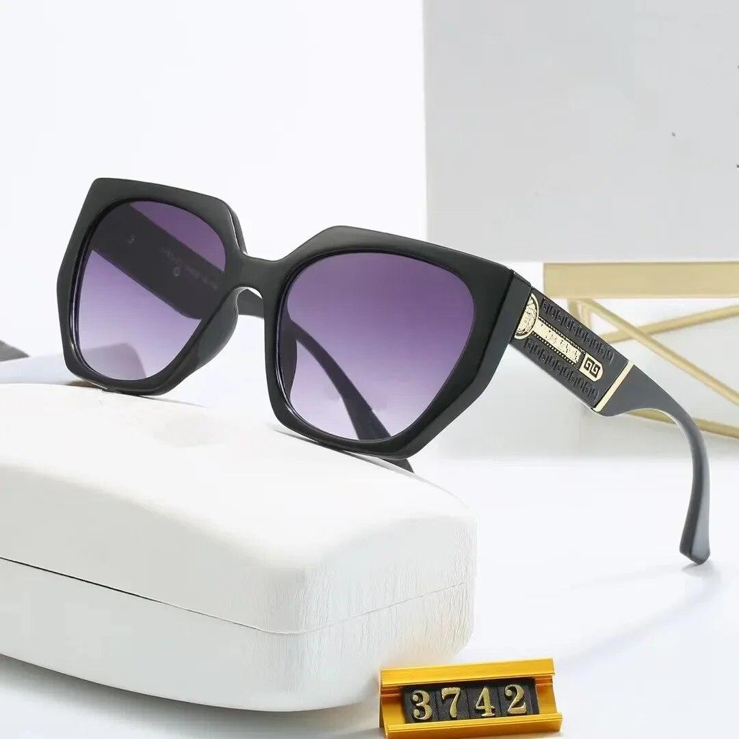 

Модные квадратные солнцезащитные очки для женщин и мужчин, роскошные брендовые дизайнерские солнцезащитные очки «кошачий глаз», женские солнцезащитные очки с градиентом, большие размеры для женщин, UV400