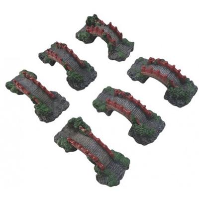 Small Bridge Aquarium Ornaent 10cm (Set of 6)