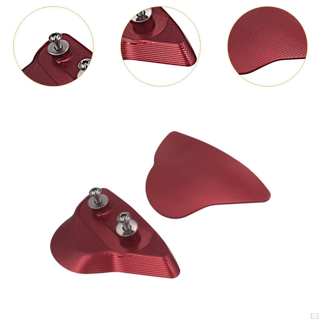 2 -piece Mirror Lock Plates Replace The Reliable Assembly Cover of Hole Parapara
