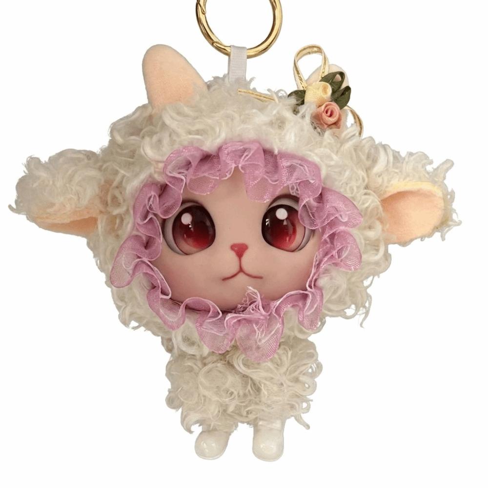 Smooth Vinyl Hanging Ornament Soft Plush Mini Plush Pendant Gentle Vinyl Doll Keychain  Girls Gift